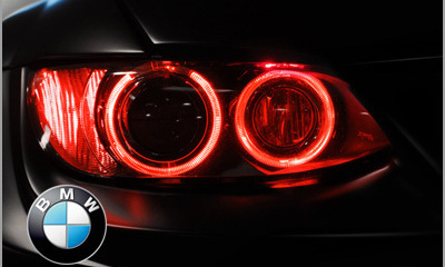 BMW LED parkeringslampor röda