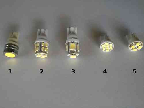 LED polttimot T10